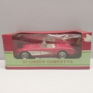 2002 Target Red 1957 Chevy Corvette 1:24 Diecast Christmas Collectible Sealed
